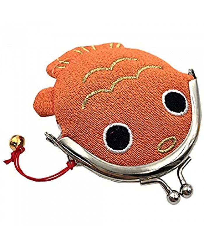 BAR AUTOTECH Cute Small Goldfish Coin Purse Holder Pouch for Accessories Headphones