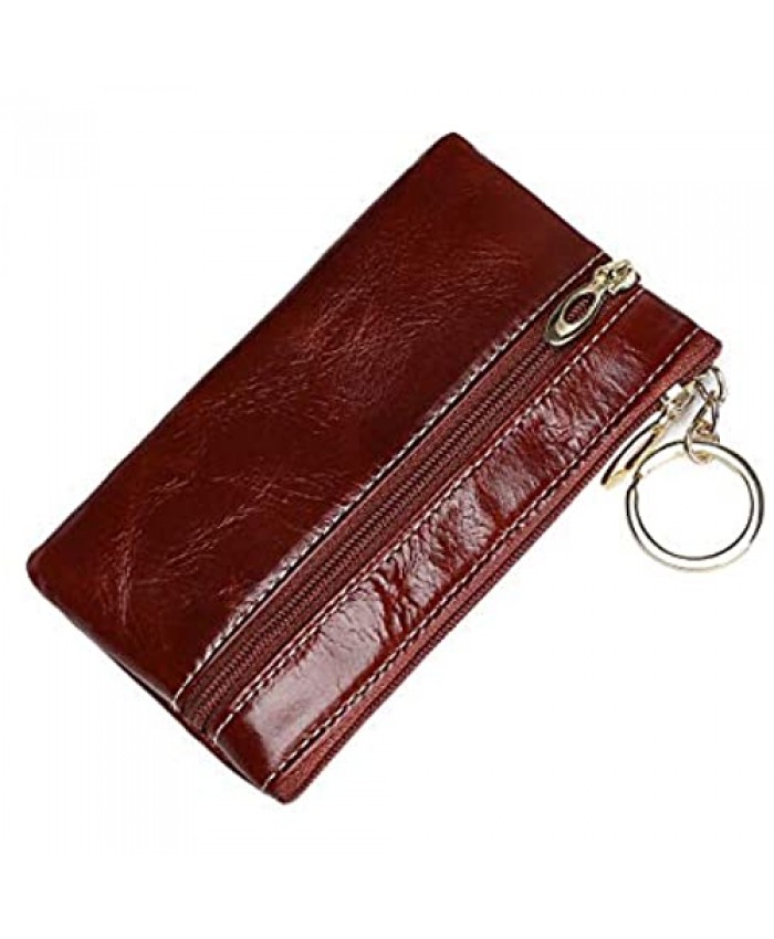 Women’s Coin Purse Mini Change Wallet Genuine Leather Coin Pouch