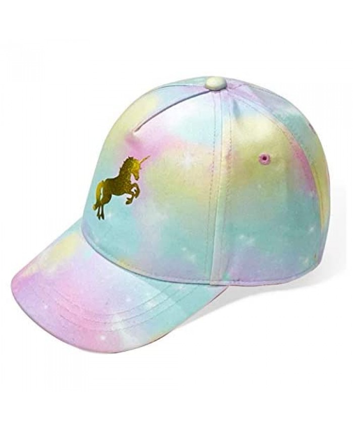 accsa Kids Trucker Hat Youth Baseball Cap for Girls Cute Unicorn Toddler Summer Hiking Cap Adjustable Sun Hat