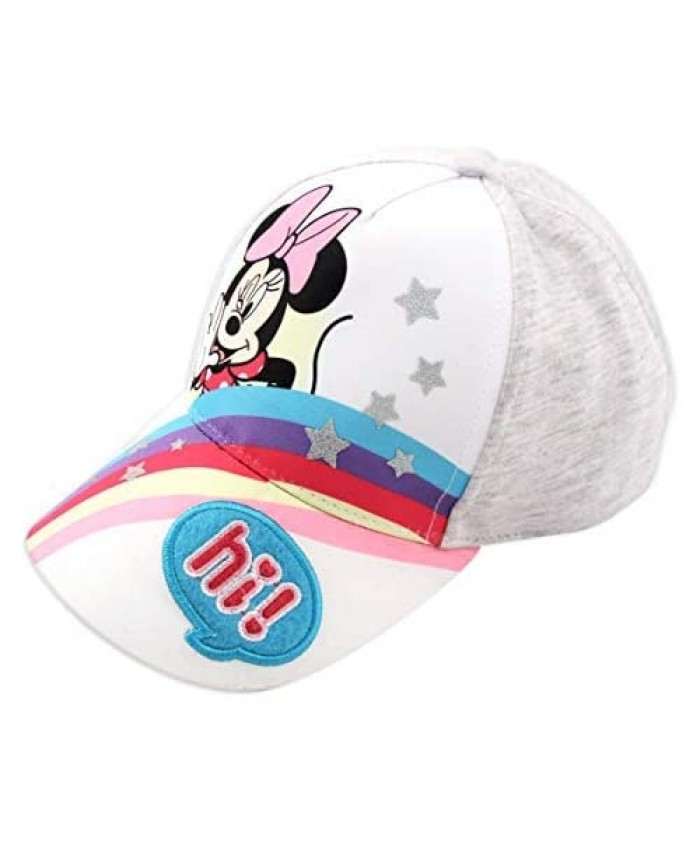 Disney Girls Minnie Mouse Cotton Baseball Cap (Ages 2-7)