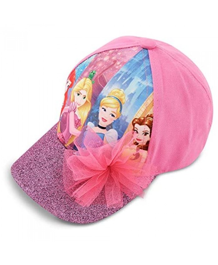 Disney Little Girls Princess Characters Cotton Baseball Cap
