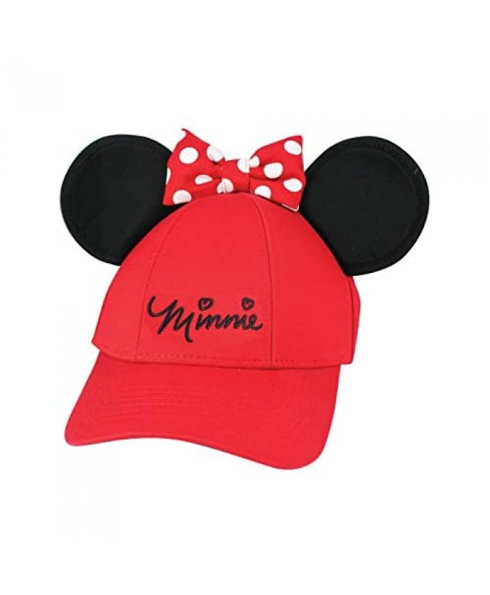 Disney Minnie Mouse Girls Youth Ears Cap Red