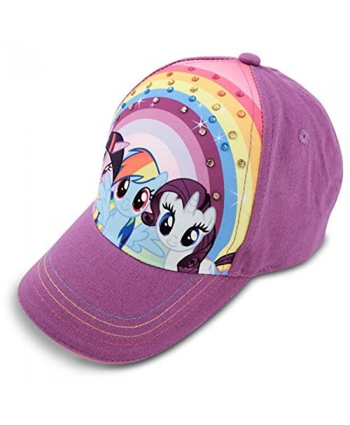 Hasbro Little Girls My Little Pony Cotton Baseball Cap Rainbow Dash Dimensional Ears Age 4-7