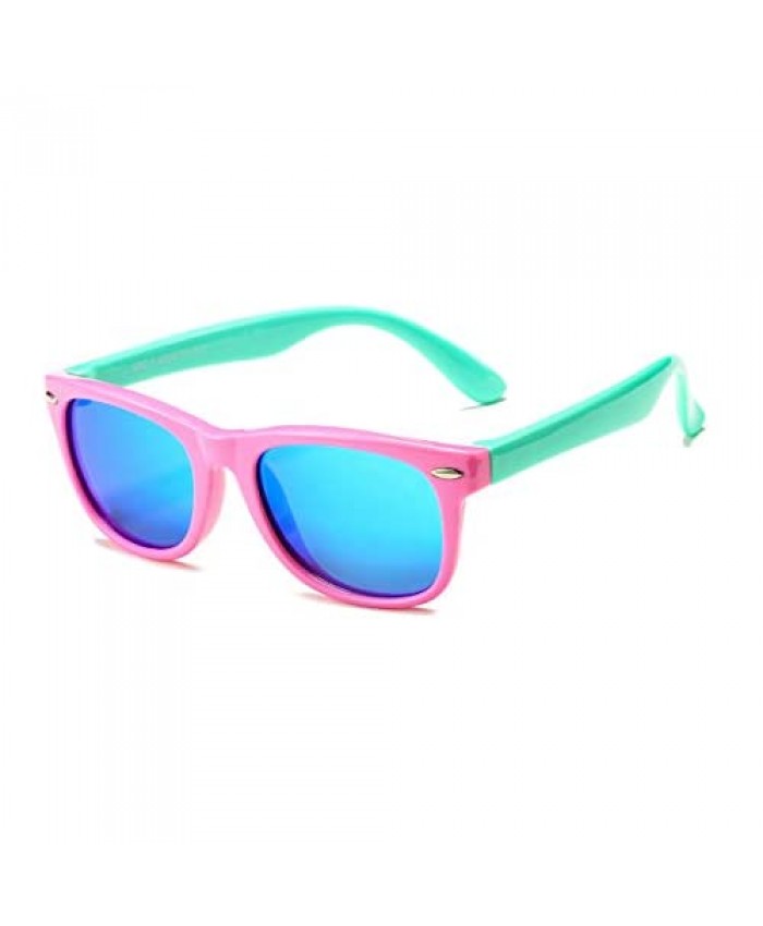 AZORB Kids Polarized Sunglasses TPEE Rubber Flexible Frame for Boys Girls Age 3-10 100% UV Protection