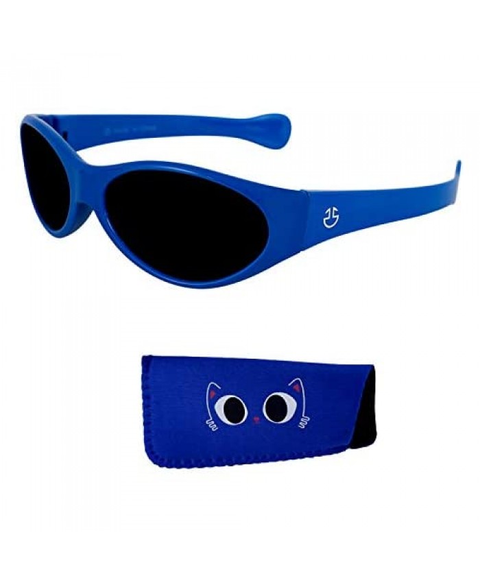 Baby Sunglasses - 100% UV Protection Infant & Toddler Sunglasses for Girls & Boys (Ages 0-3 Years)