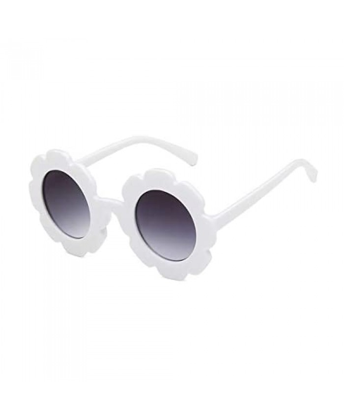 Girl Sunglasses Round Flower UV400 Protection Sunglasses for Party Beach