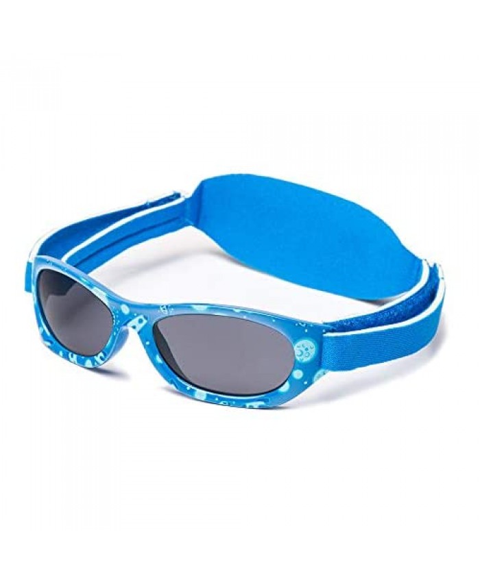 KIDDUS Sunglasses Baby 0-2 years Adjustable Band Unbreakable Safe Filter UV400