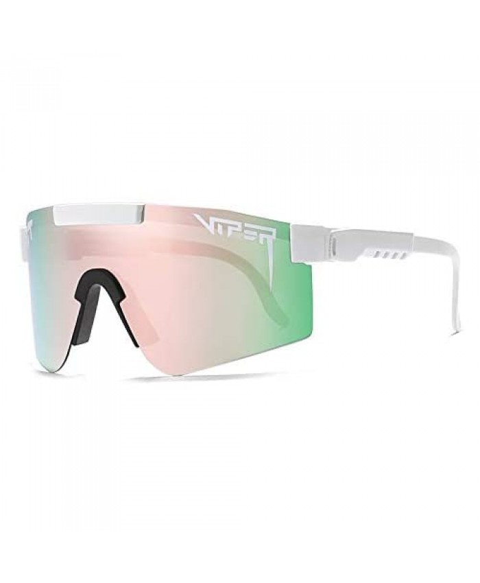 Pink Outdoor Cycling Sunglasses for Women Tr90 Frame UV400 Polarized Sunglasses