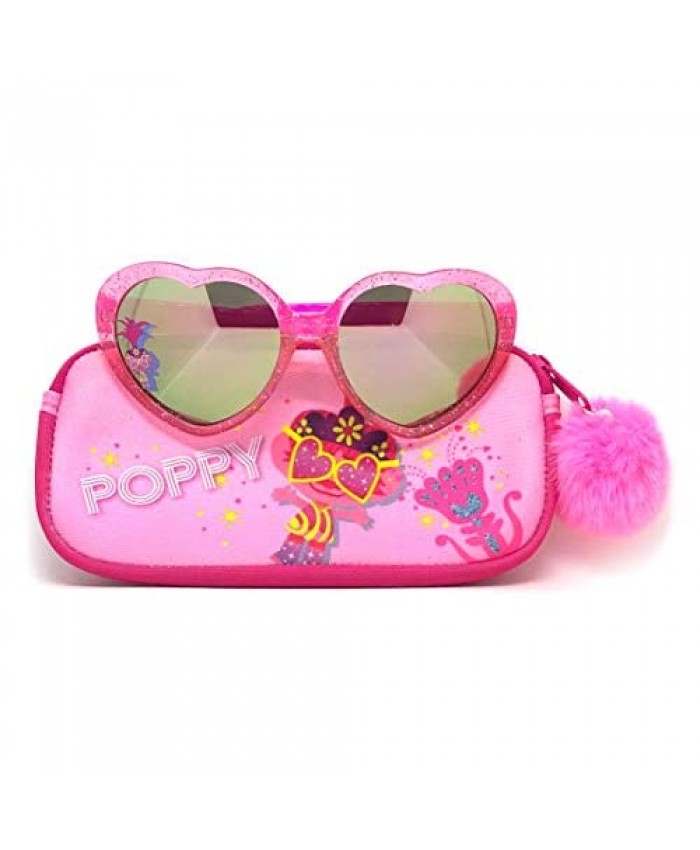 Trolls Kids Sunglasses for Girls Toddler Sunglasses with Kids Glasses Case
