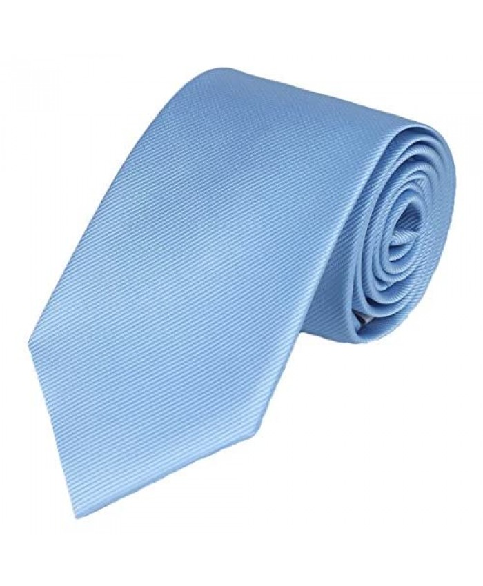 100% Silk Solid Skinny Tie Necktie for men Handmade Solid Mens Skinny Neck Tie with Gift Box by WITZROYS 2 3/4”(7CM)