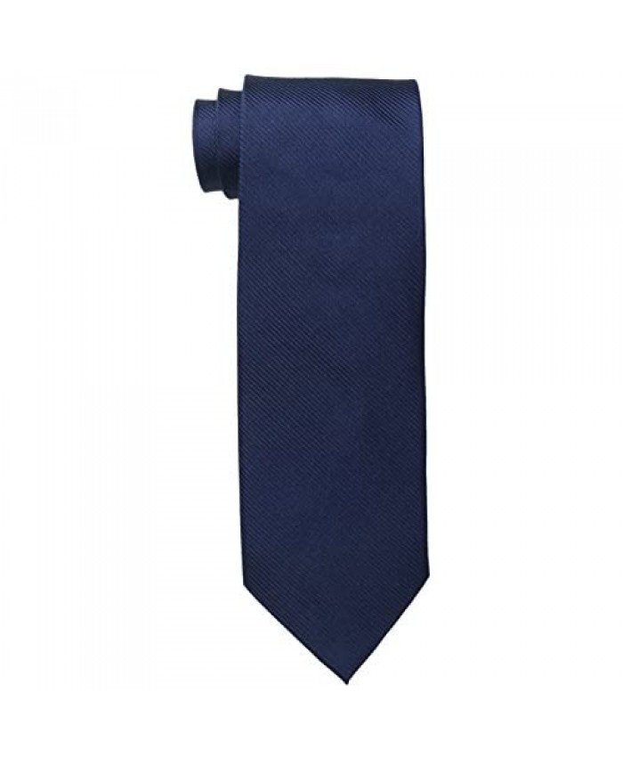 Bruno Piattelli Men's Big & Tall Extra-Long Solid Silk Tie