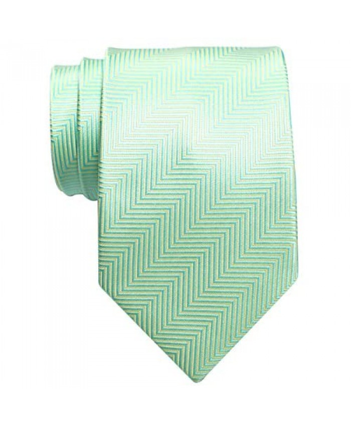 Retreez Herringbone Stripe Woven Men's Tie Necktie