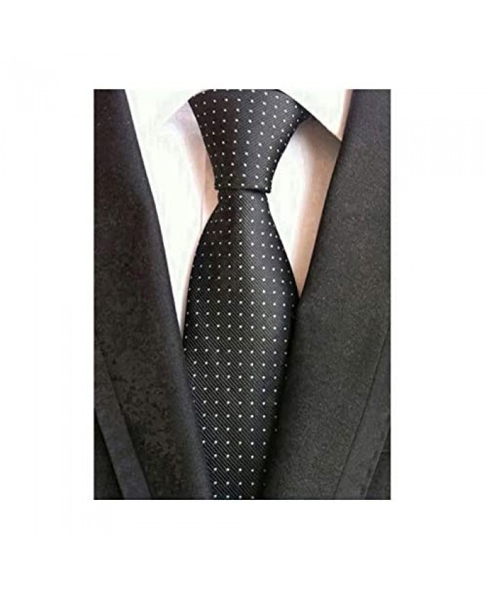 Secdtie Men's Classic Solid Color Ties Soft Business Casual Attire Suit Neckties