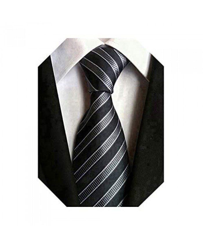 Wehug Men's Classic Tie Silk Woven Necktie Jacquard Neck Ties For Men